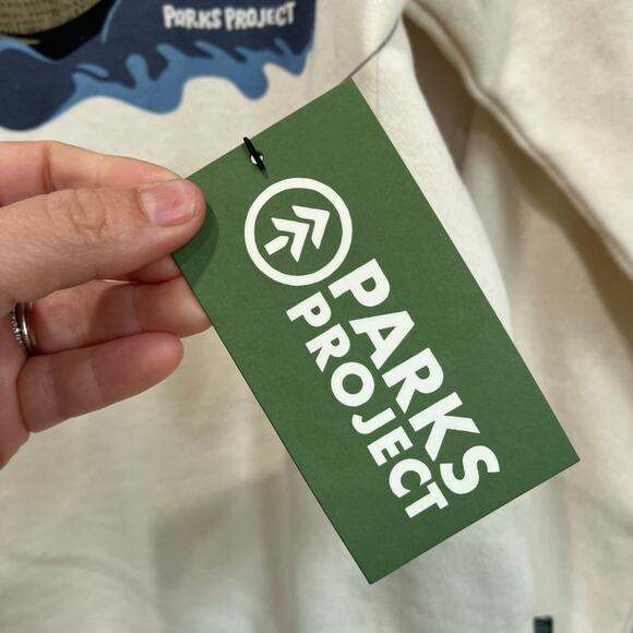 Park Project Kids Sweatshirt Graphic Otter Nature Pullover Unisex Outdoor Sz L - Picture 6 of 9